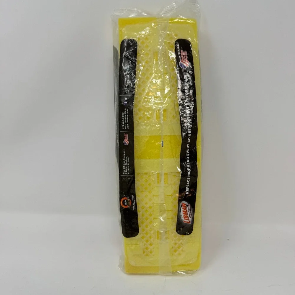 Libman High Power Gator Mop‎ Refill Super Absorbent Tear Resistant Sponge Yellow